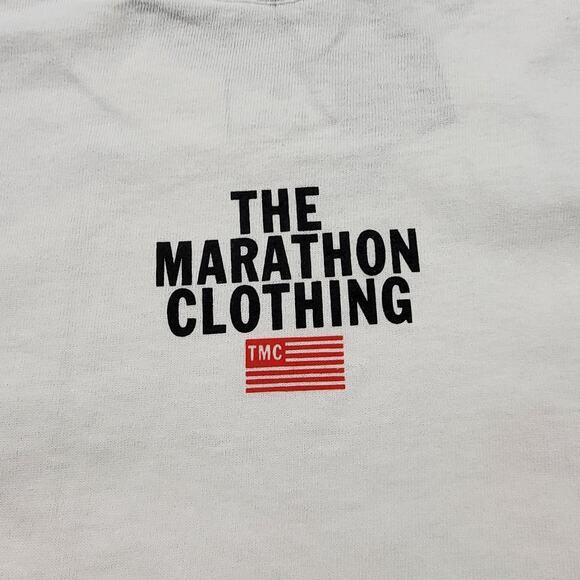 The Marathon Clothing Shirt Mens Small White Crenshaw Script Tee TMC Graphic - Picture 5 of 8